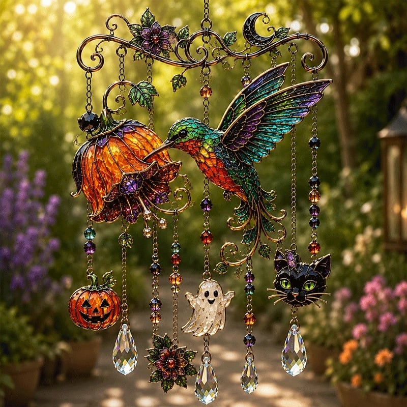 💥LAST DAY 50% OFF -Halloween Suncatcher Wind Chime