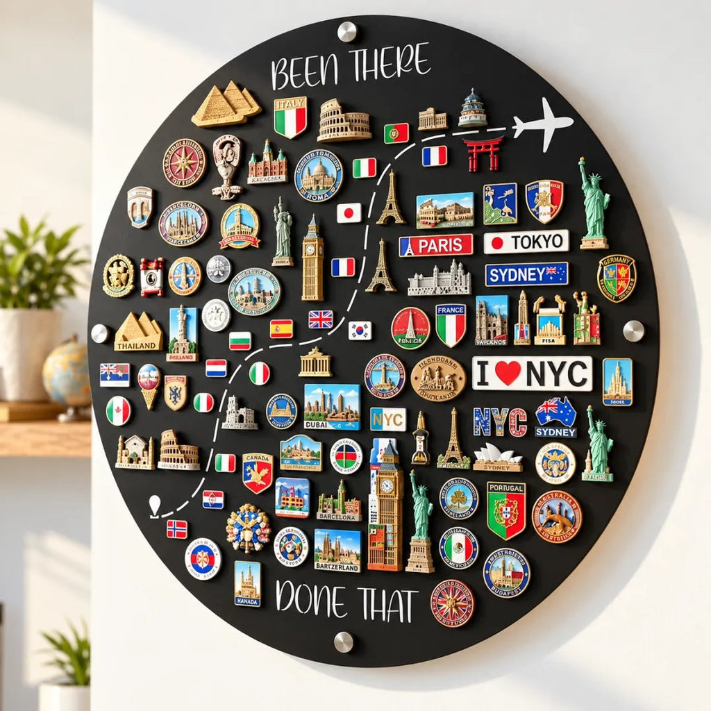 🌎✨Travel Magnet Board - 💕Every Magnet Has a Story. Every Journey Deserves a Place