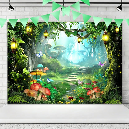 🌲🌸 Turn your garden into a magical woodland – one banner, endless allure! ✨