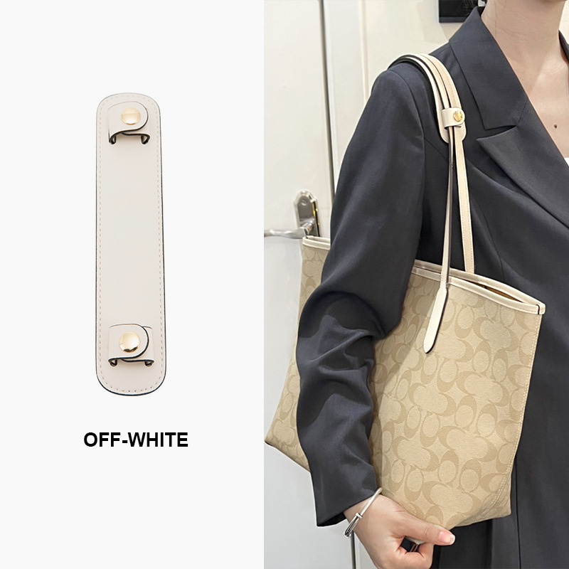 Tote bag modified shoulder strap with anti-slip and pressure-reducing shoulder pads