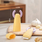 🧄 2-in-1 Garlic Peeler & Ginger Cleaner Tool