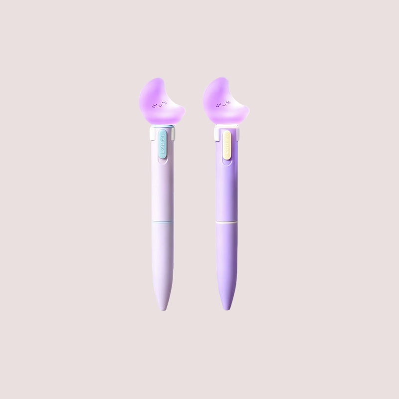Enchanted Glow Pen: Whimsical Twist-Action & Squeezable Light-Up Topper