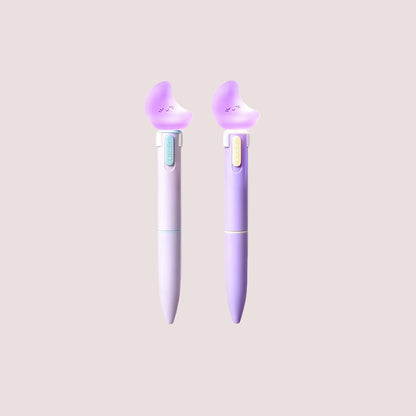 Enchanted Glow Pen: Whimsical Twist-Action & Squeezable Light-Up Topper