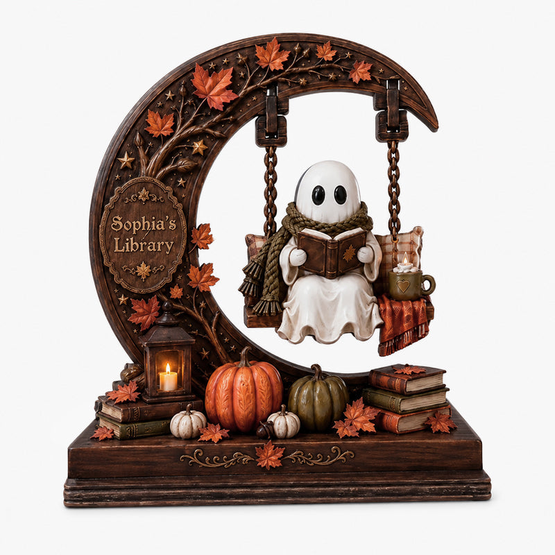 ⭐ Personalized Moonlit Reading Ghost Figurine™✨👻