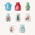 🎄🏺 Christmas Mini Vase Fridge Magnet — Festive 3D Holiday Accent for Magnetic Surfaces