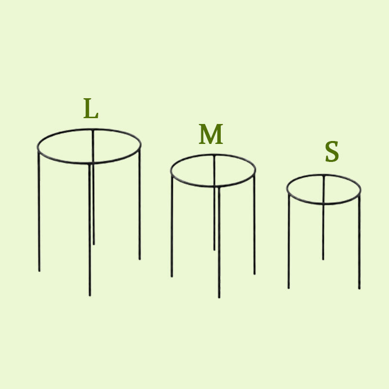Round Plant Support Frame – Garden Stem Support Ring
