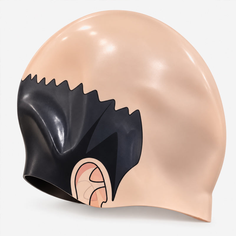 😂 Funny Realistic Bald Head Swim Cap – Hilarious Prank Swimming Hat 🏊‍♂️