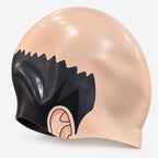 😂 Funny Realistic Bald Head Swim Cap – Hilarious Prank Swimming Hat 🏊‍♂️