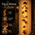 Christmas Angel - MerryCascade Glowing Christmas Door Hanger