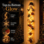 Christmas Angel - MerryCascade Glowing Christmas Door Hanger