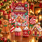 🎄DIY Paper Christmas Craft Kit – 250 Sheets, 5 Festive Themes🌟