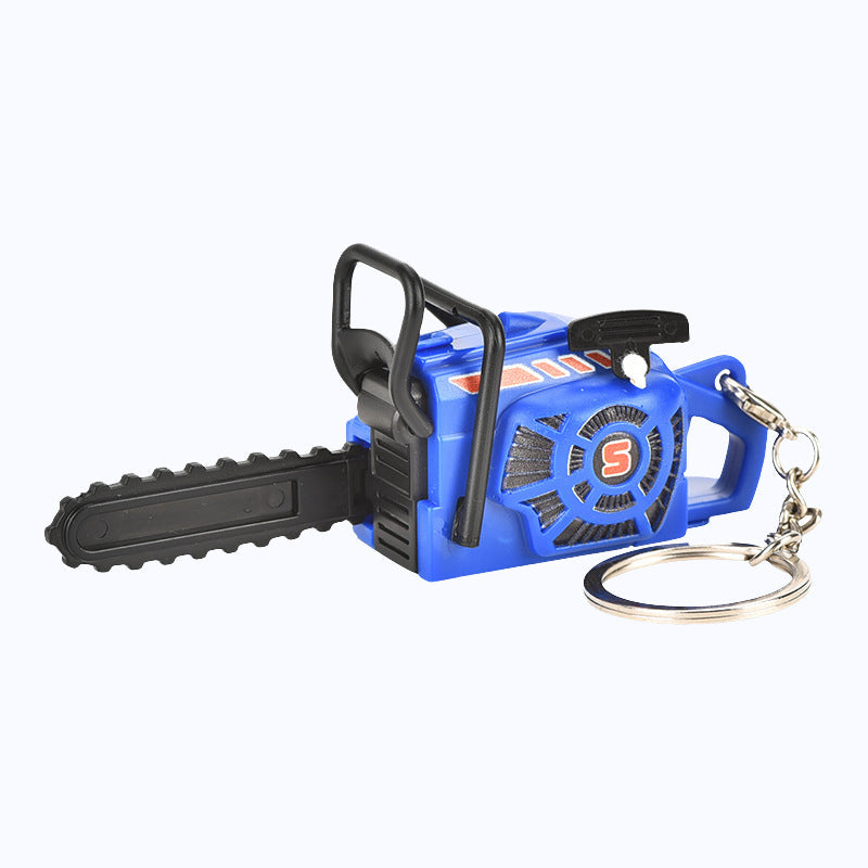 Mini Pull-String Chainsaw Keychain