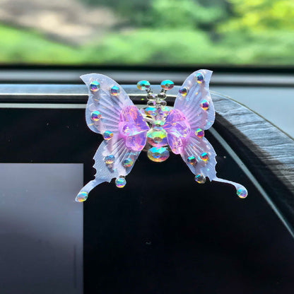 🔥 Enchanted Butterfly Crystal Car Vent Clip
