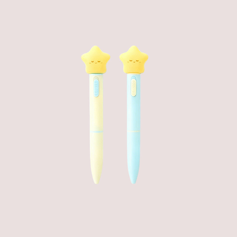Enchanted Glow Pen: Whimsical Twist-Action & Squeezable Light-Up Topper