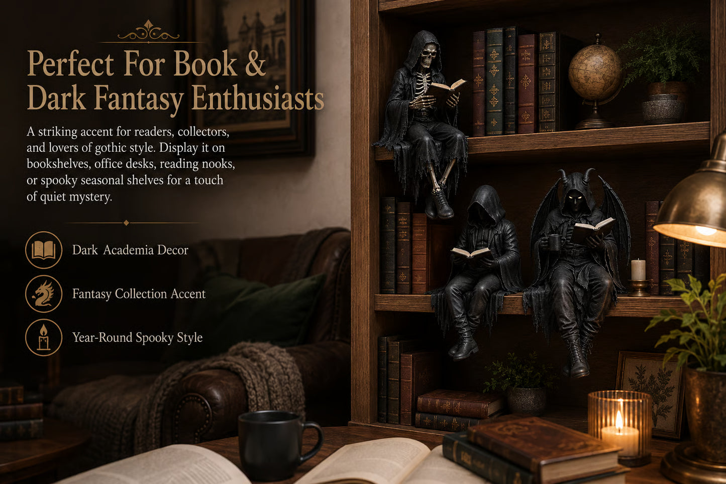 🖤 Gothic Dark Fantasy Figure