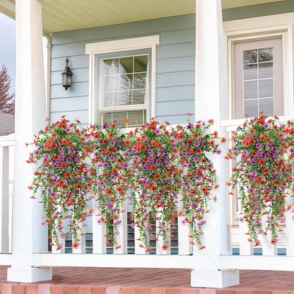 🌿Outdoor Trailing Daisy & Eucalyptus Arrangement | UV Fade Resistant