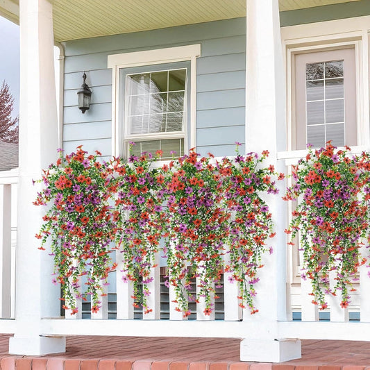 🌿Outdoor Trailing Daisy & Eucalyptus Arrangement | UV Fade Resistant