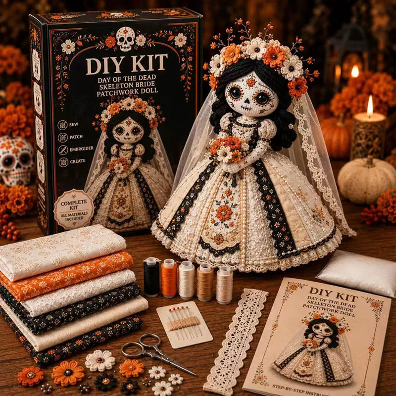 🕯️ Retro Halloween DIY Skeleton Bride 💀
