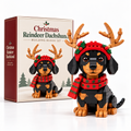 🔥LAST DAY 50% OFF ✨ Christmas Reindeer Dachshund Building Block Set