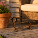 Rustic Dachshund Metal Sculpture