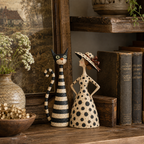 Limited Time Sale 40% OFF🎁 Vintage Cat & Lady Sculptures