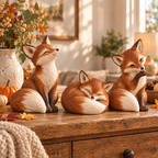✨Charming Fox Figurines – 🍂Whimsical Woodland Home Décor