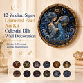 12 Zodiac Signs Diamond Pearl Art Kit – Celestial DIY Wall Decoration✨
