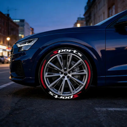 🔥 4PCS 3D Tire Lettering Stickers | Waterproof Universal Wheel Sidewall Decals