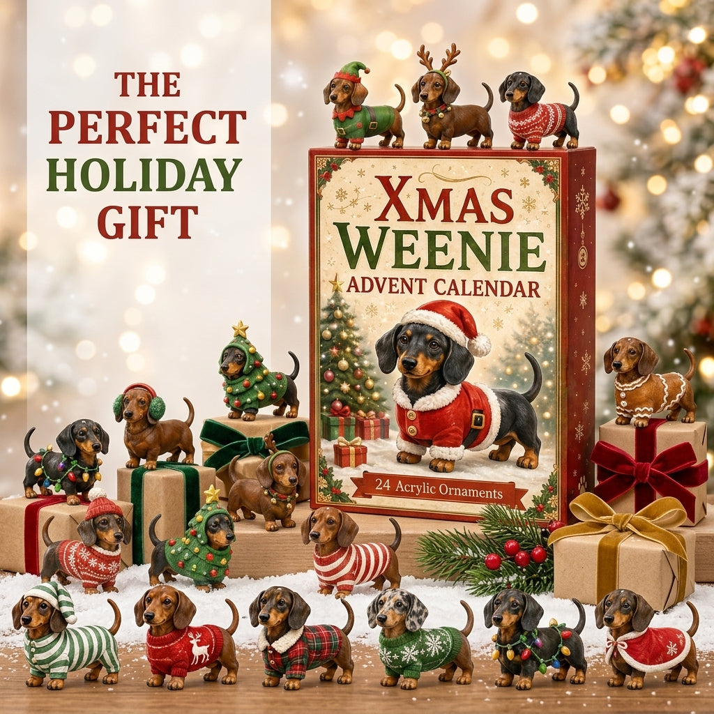 🐶 2026 Dachshund Advent Calendar — 24 Days of Holiday Surprises for Dog Lovers 🎁