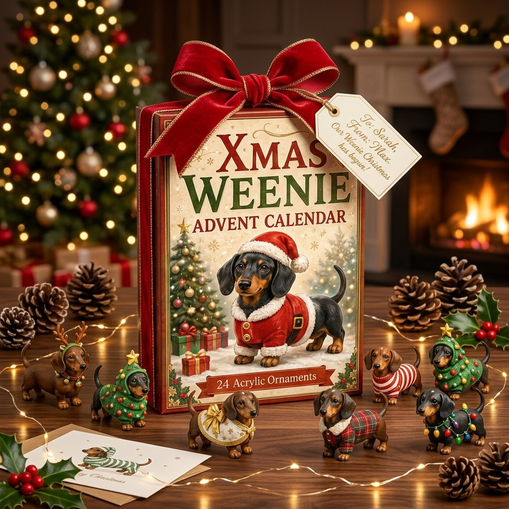 🐶 2026 Dachshund Advent Calendar — 24 Days of Holiday Surprises for Dog Lovers 🎁