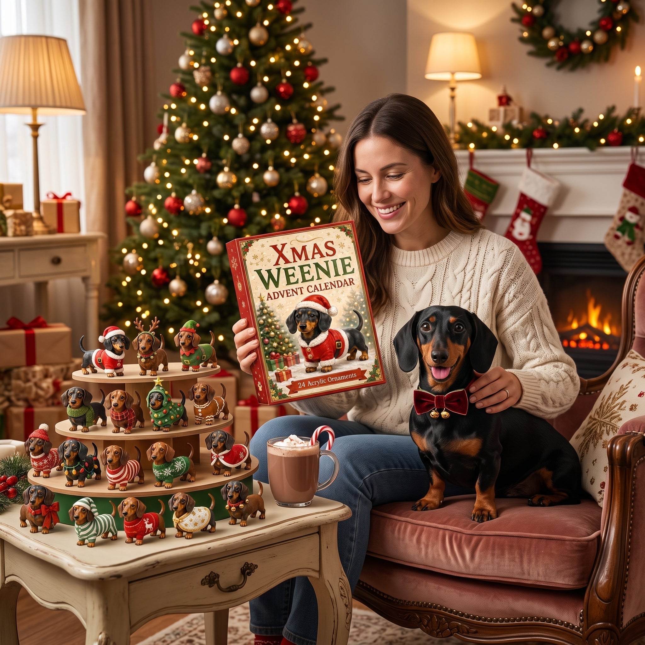 🐶 2026 Dachshund Advent Calendar — 24 Days of Holiday Surprises for Dog Lovers 🎁