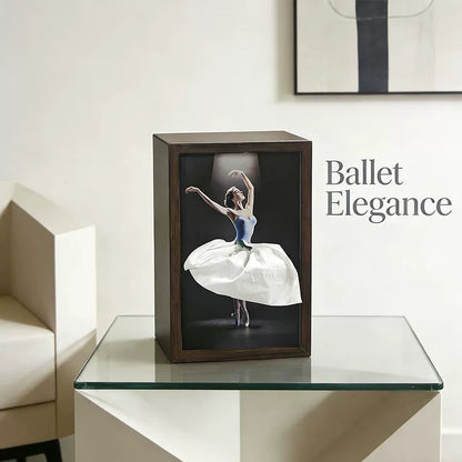 Ballet Dancer Tissue Box with Light