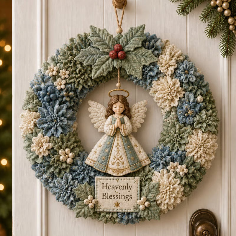 🏆Limited Time Sale 49% OFF🎁🎄 3D Fabric Poke Wreath DIY Kit