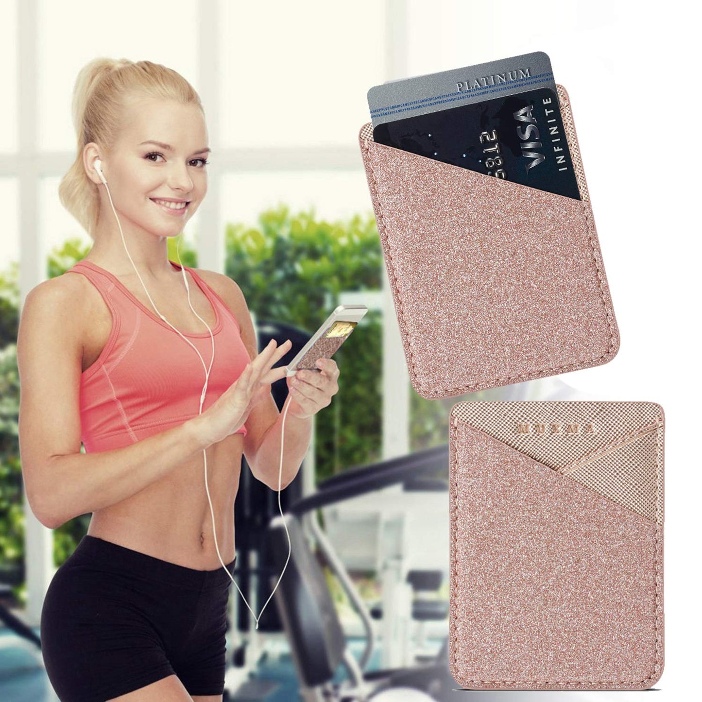 ✨Glitter Phone Card Holder