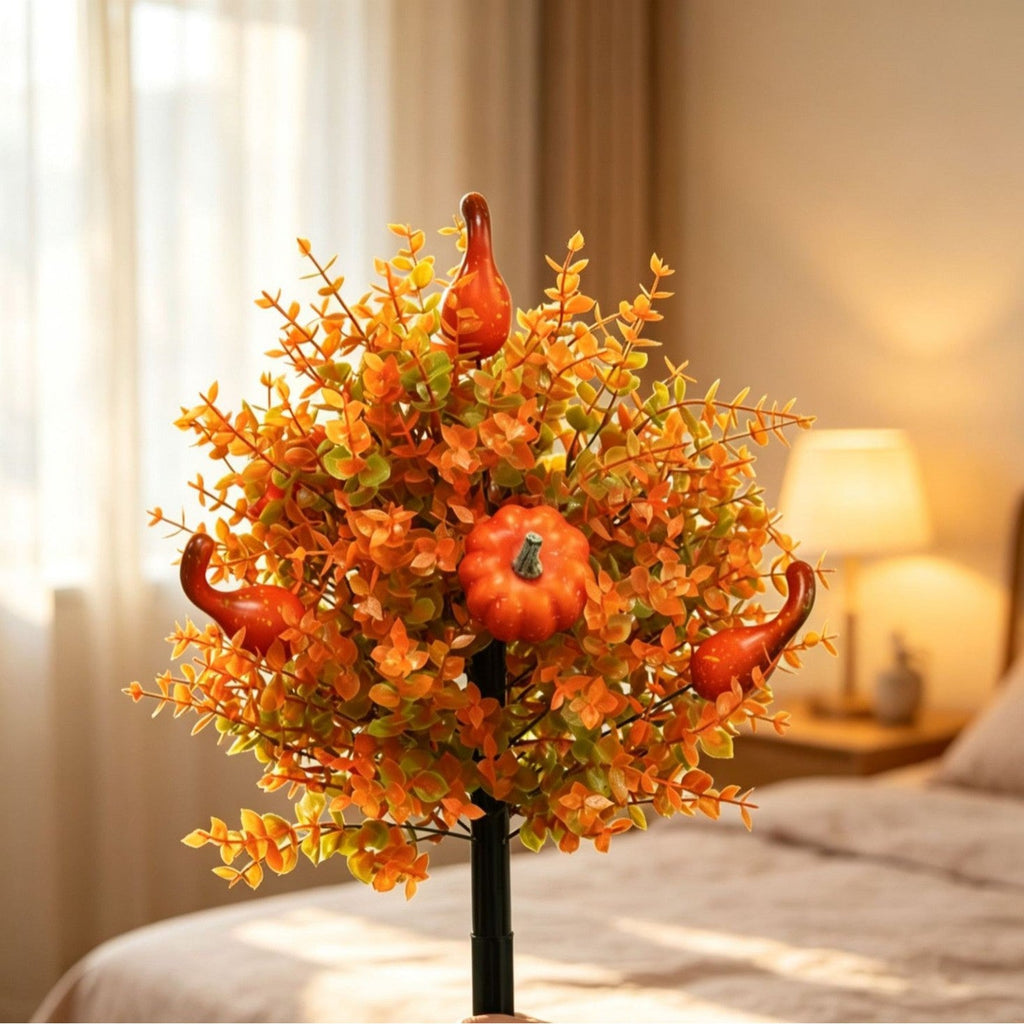 🔥 Artificial Fall Pumpkin Tree Stakes – Instant Autumn Porch Decor