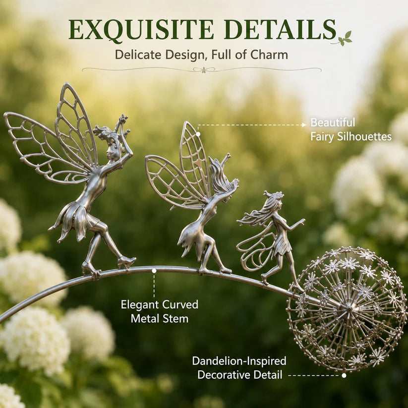 🧚Dancing Fairies Garden Stake – A Little Magic Among the Flowers ✨