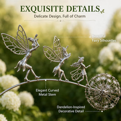 🧚Dancing Fairies Garden Stake – A Little Magic Among the Flowers ✨
