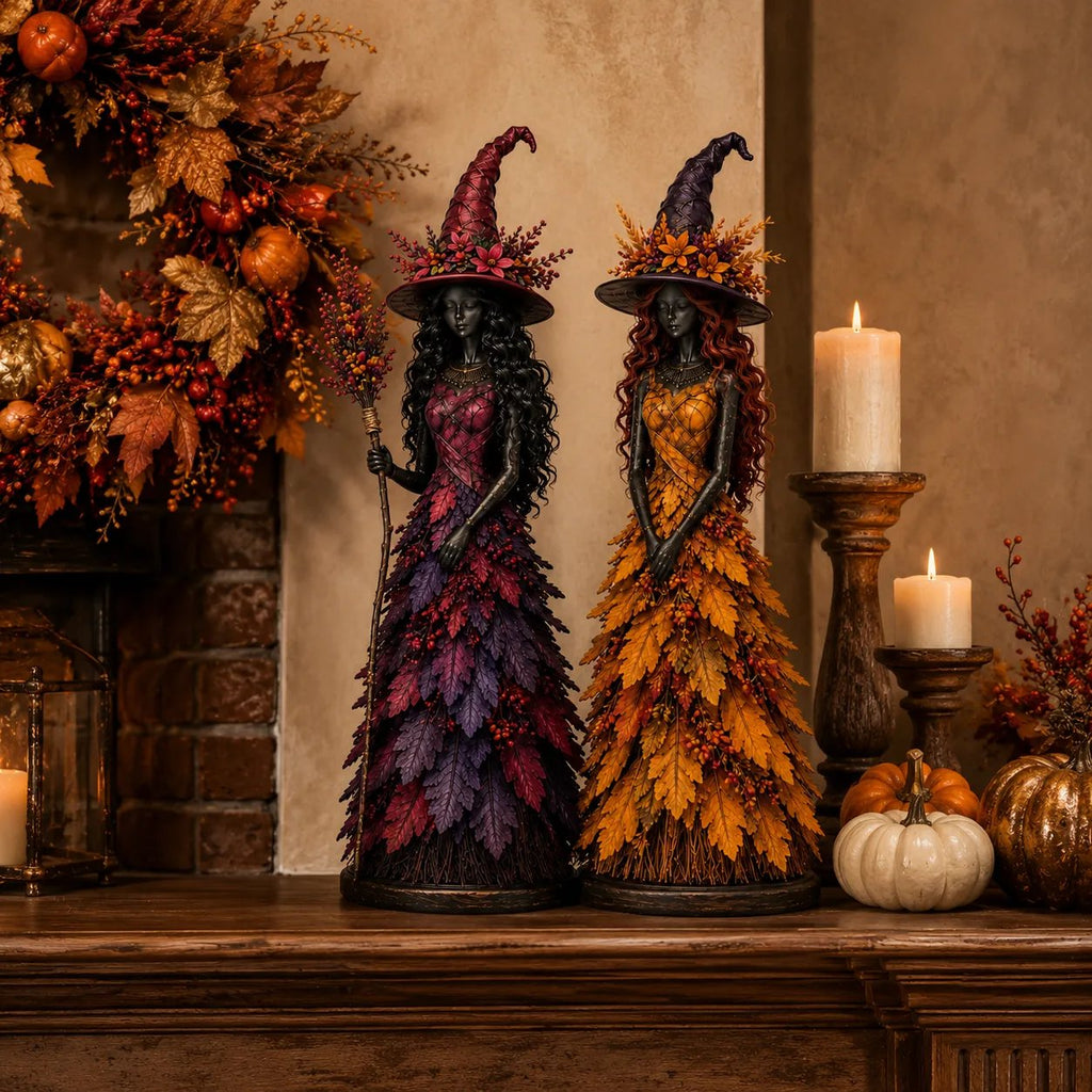 💥LAST DAY 50% OFF - 🧙 Enchanted Autumn Witch Figurine(📦Buy 3 Free Shipping)