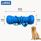 Adjustable Neck Strap Dog Tooth Cleaning Chew Stick