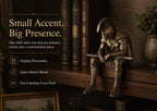 🎁Last Day 49% OFF-⚔️ Ancient Greek Warrior Shelf Sitter – Unique Bookshelf Decor