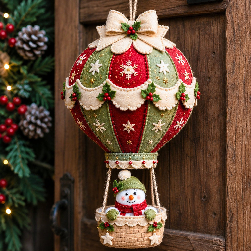🎈 Christmas Hot Air Balloon Hanging DIY Kit