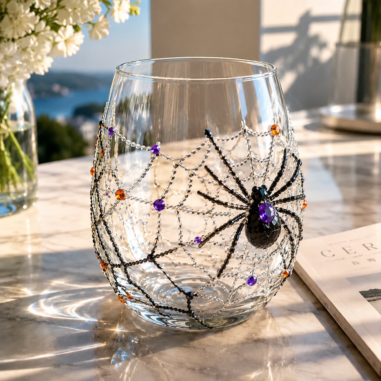 🎃 3D Halloween Artisan Glassware Collection | For Magical Halloween Sips, Eye-Catching 3D Details, Luminous Festive Party Moments & Cozy Fall Home Bar Glow ✨