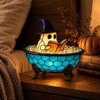 Ghost Bubble Bath LED Accent Lamp — Cozy Halloween Glow - Image 4