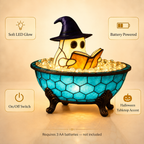 Ghost Bubble Bath LED Accent Lamp — Cozy Halloween Glow - Image 3