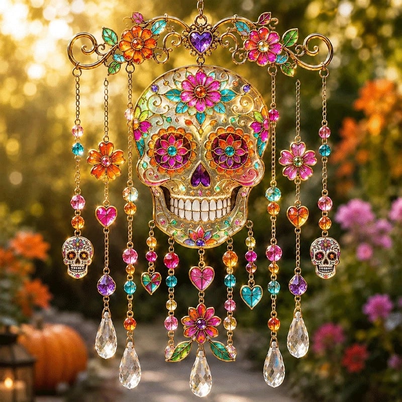 💥LAST DAY 50% OFF -Halloween Suncatcher Wind Chime