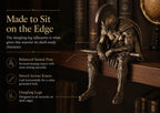 🎁Last Day 49% OFF-⚔️ Ancient Greek Warrior Shelf Sitter – Unique Bookshelf Decor