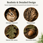 🐿️ Chipmunk Tree Hollow Door Topper