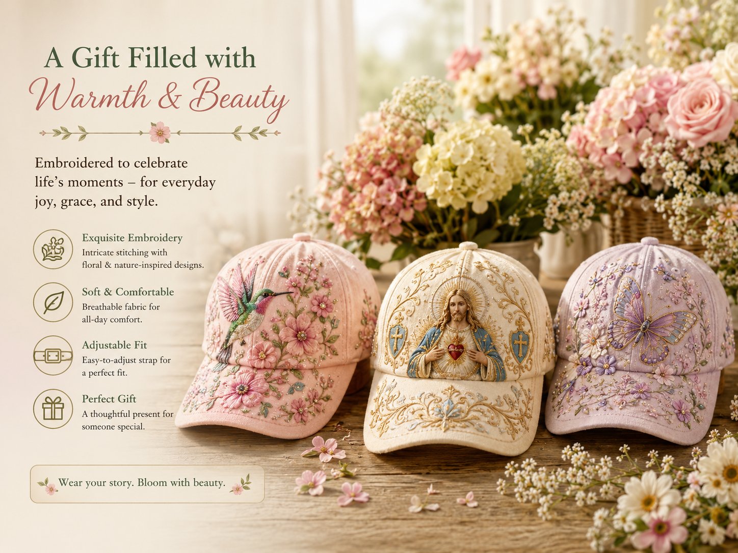 🌸🌿Garden Morning Cap (✨2026 Limited Edition)