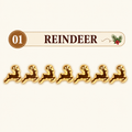 🎄 LED Reindeer Wall Decorations - ✨Festive Christmas Lighting