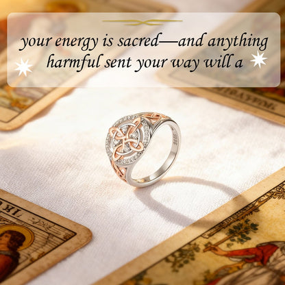 🔥✨Last Day 50% OFF - 🔮Handmade Witch’s Return-Knot Protection Ring